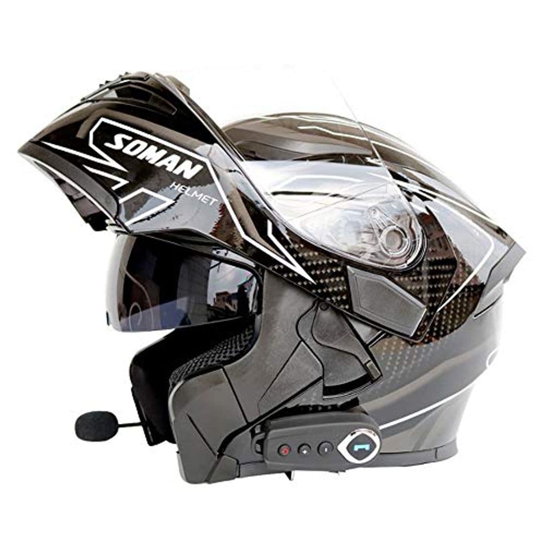 Product NF Bluetooth Integrado en el Casco de la Motocicleta Modular Estándar de