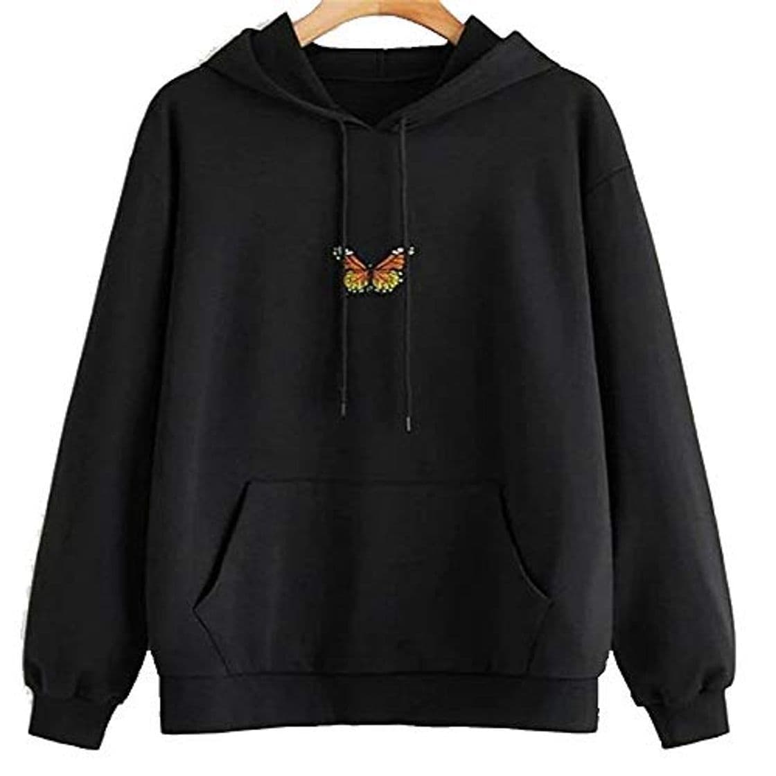 Producto Sudaderas de Mariposa para Mujer Sudaderas con Capucha de Bolsillo de Patchwork Jersey de Manga Larga Casual