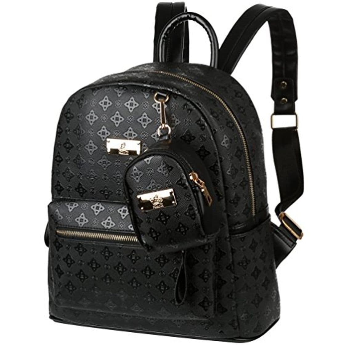 Fashion Vbiger Mochilas Mujer de Cuero PU Mochila de Moda Ocio 2 en