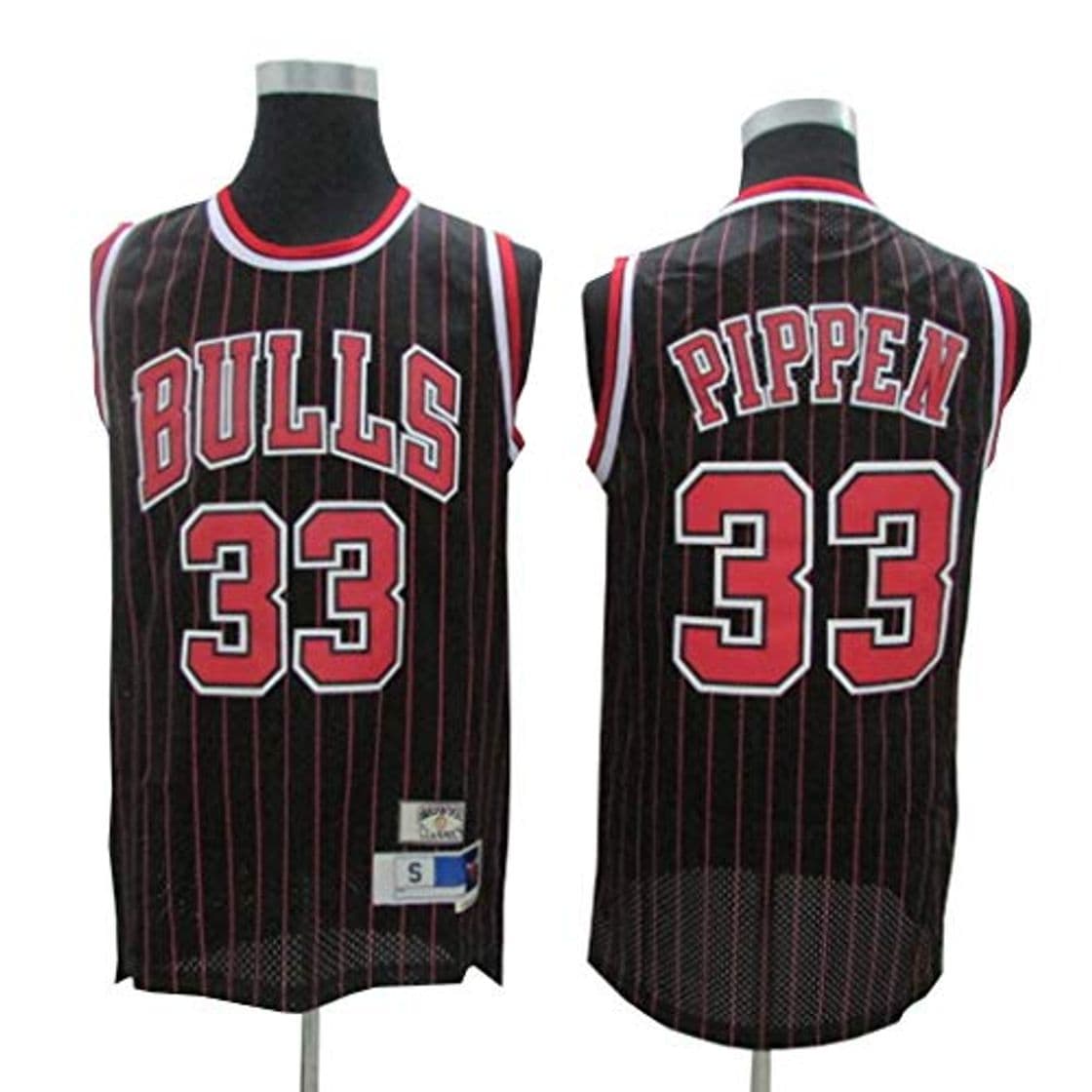 Fashion # 33-Scottie Pippen-Chicago Bulls Baloncesto Jersey, Camisas Deportivas para Hombres Ropa Deportiva