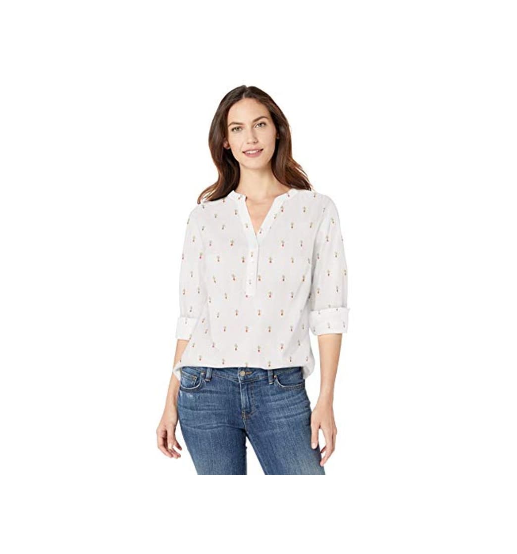 Producto Amazon Essentials - Camisa de manga larga de algodón para mujer, Cactus,