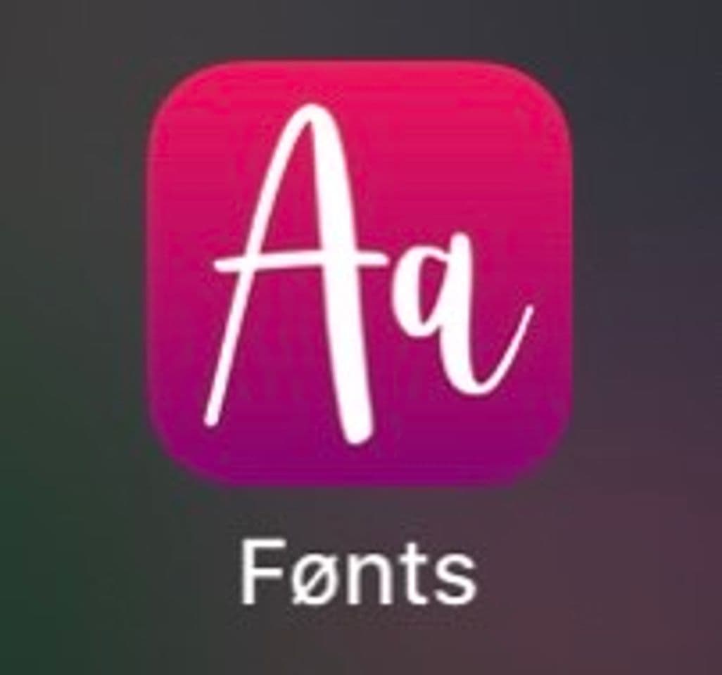 App Fonts