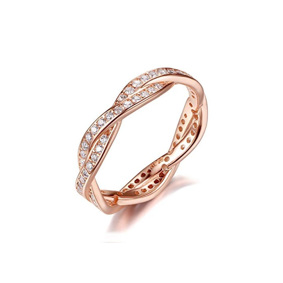 Product Qings Oro de Rosa Plateado Anillo