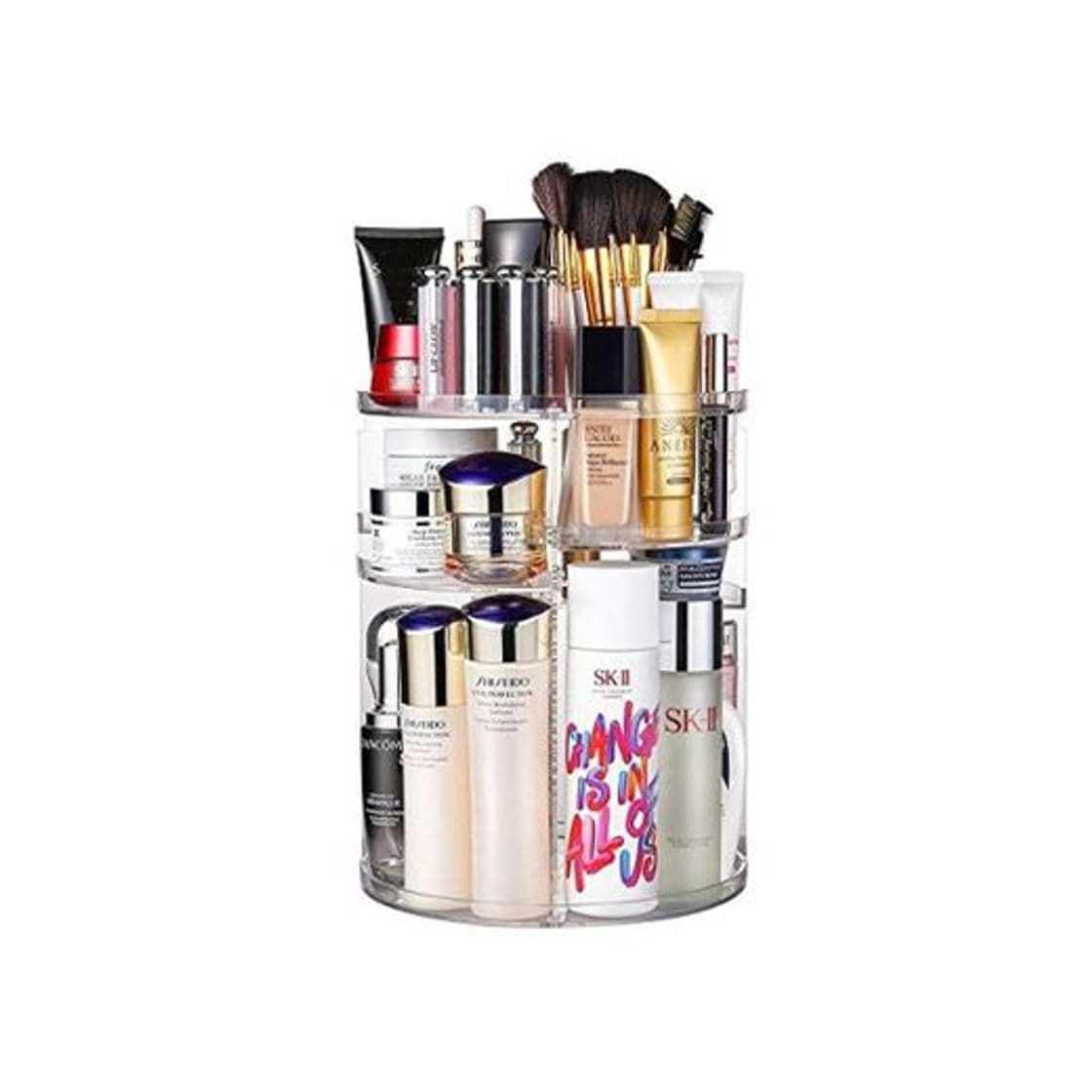 Producto Artbisons Organizador de Maquillaje Giratorio,cajón de Maquillaje Ajustable de 360 Grados Soporte