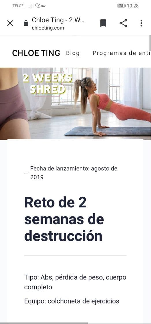 Moda Reto de 2 semanas 🏋🏼‍♀️🏋🏻‍♂️