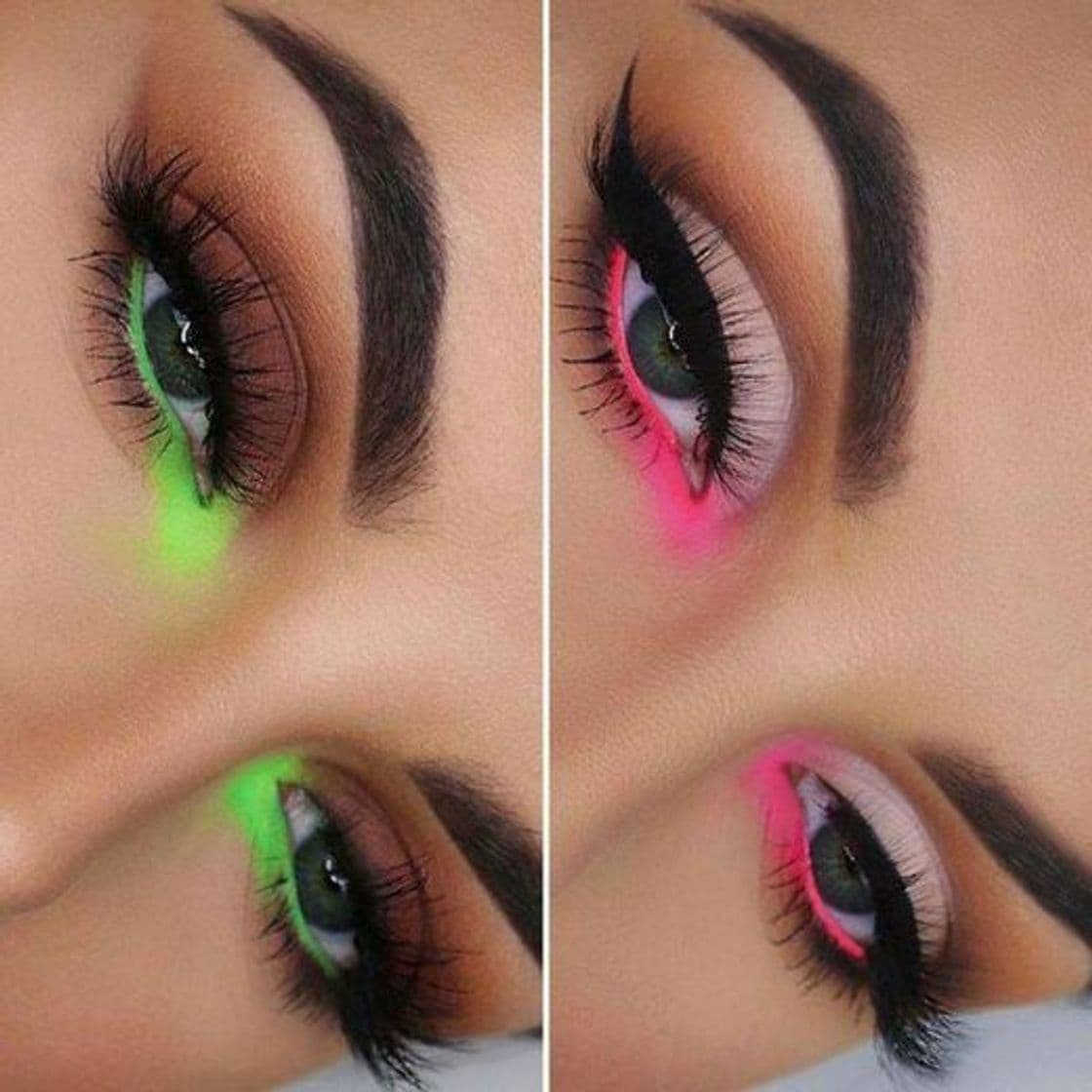 Fashion MAQUILLAJE NEON 💚