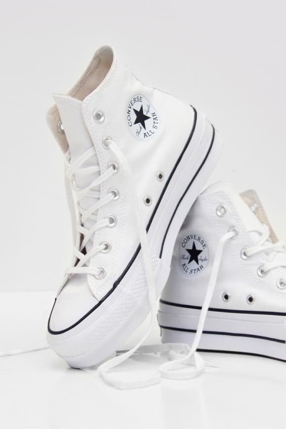 Moda CONVERSE BLANCAS ALTAS