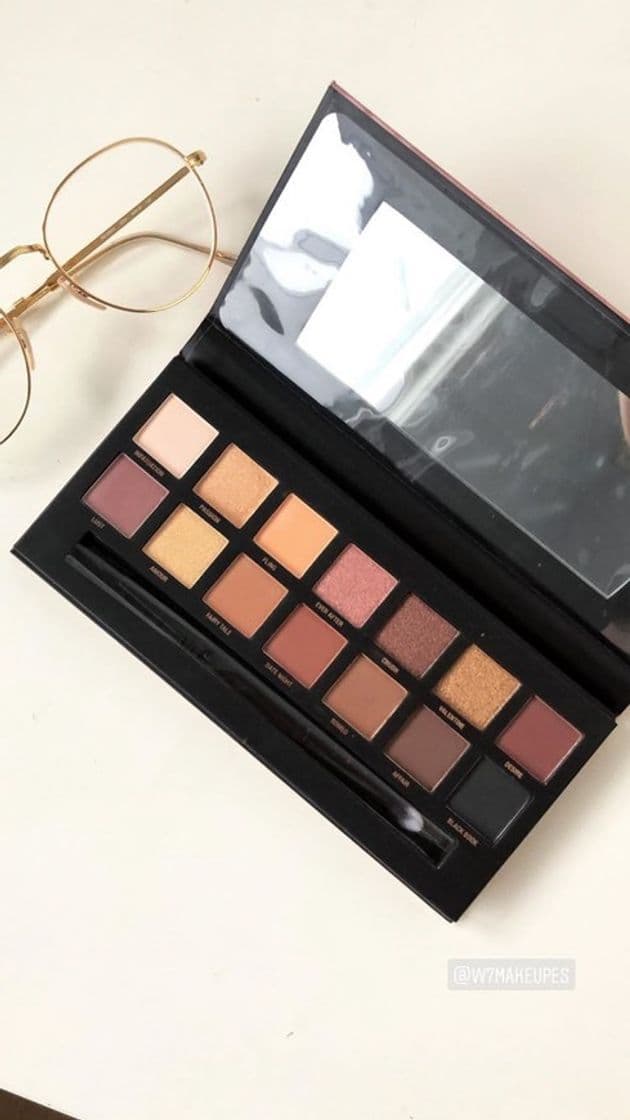 Belleza W7 Neutrales Romance Enamorado 14 Color Ojos Paleta Sombra Tonos Melocotón