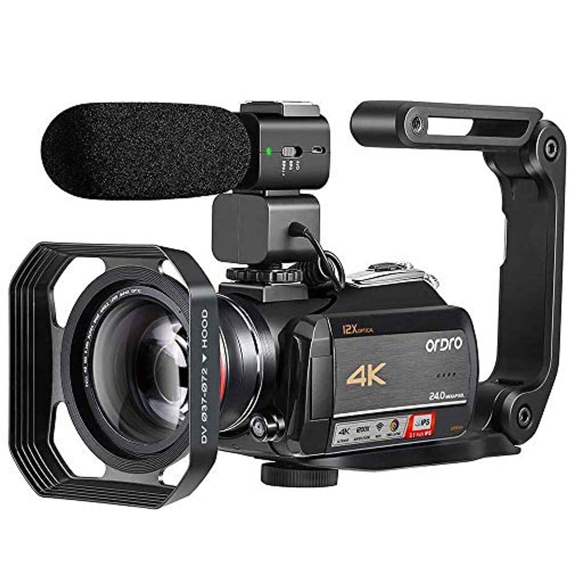 Producto Videocámara Cámara de Video 4K ORDRO AC5 con Zoom óptico de 12x