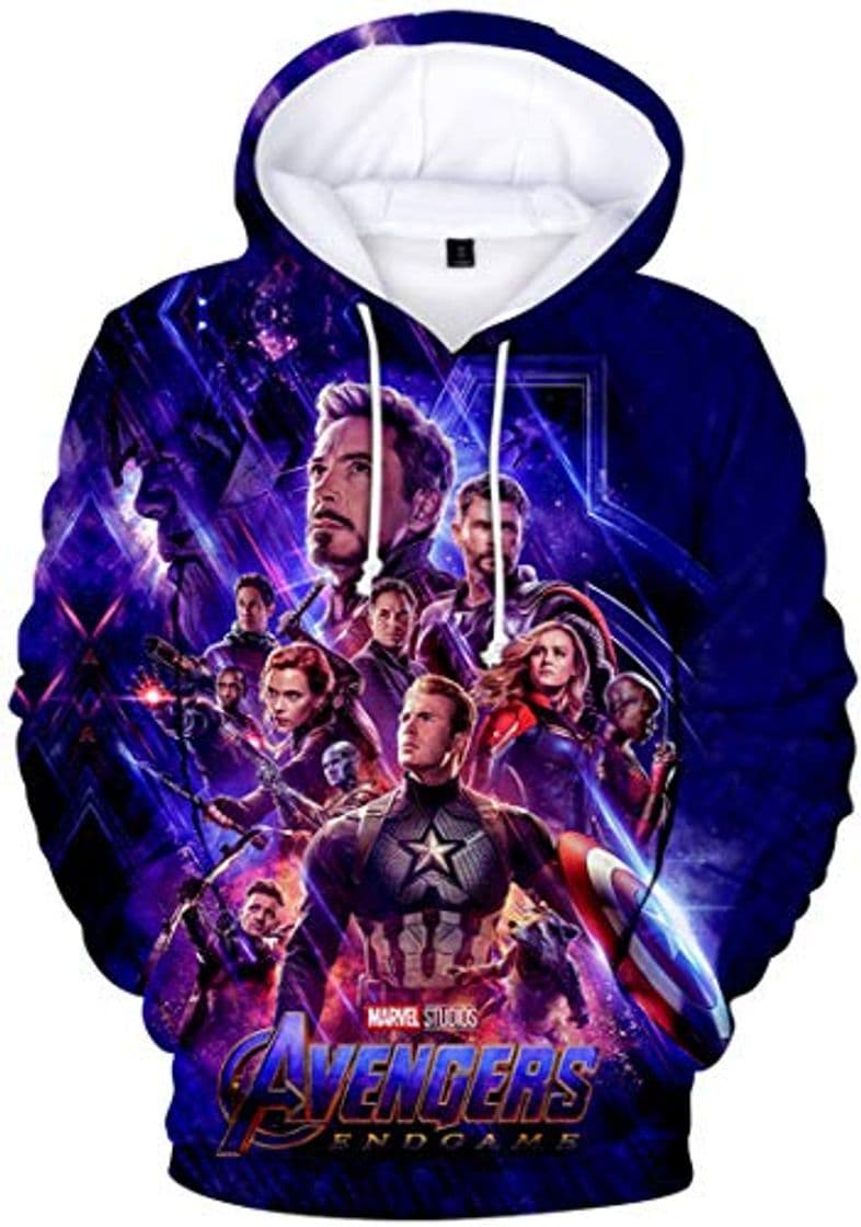 Fashion PANOZON Sudadera Hombre Impresión 3D de Vengadores Endgame para Fanes de Película