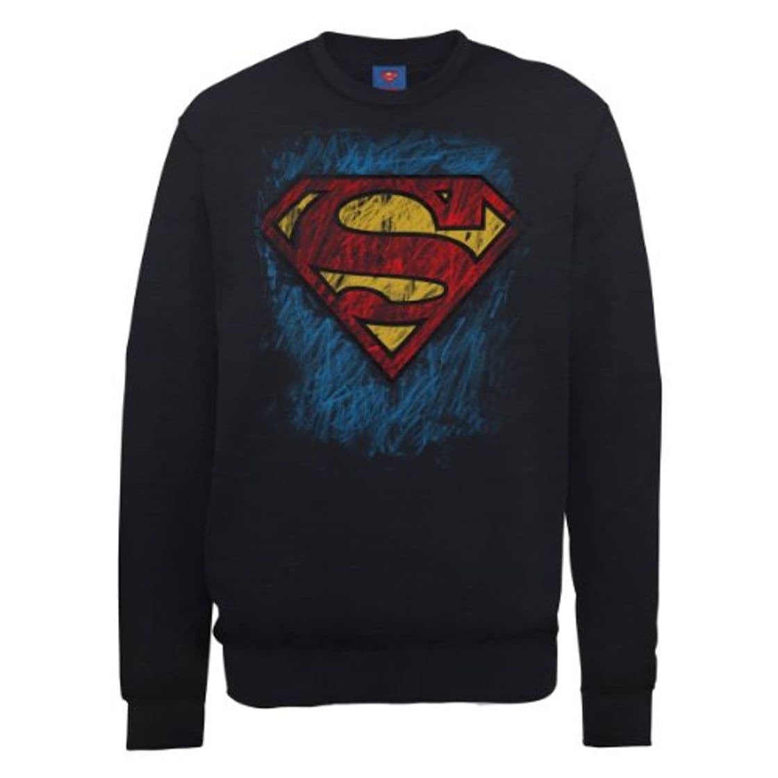 Fashion DC Comics DC0000846 Official Superman Crayon Logo Sudadera