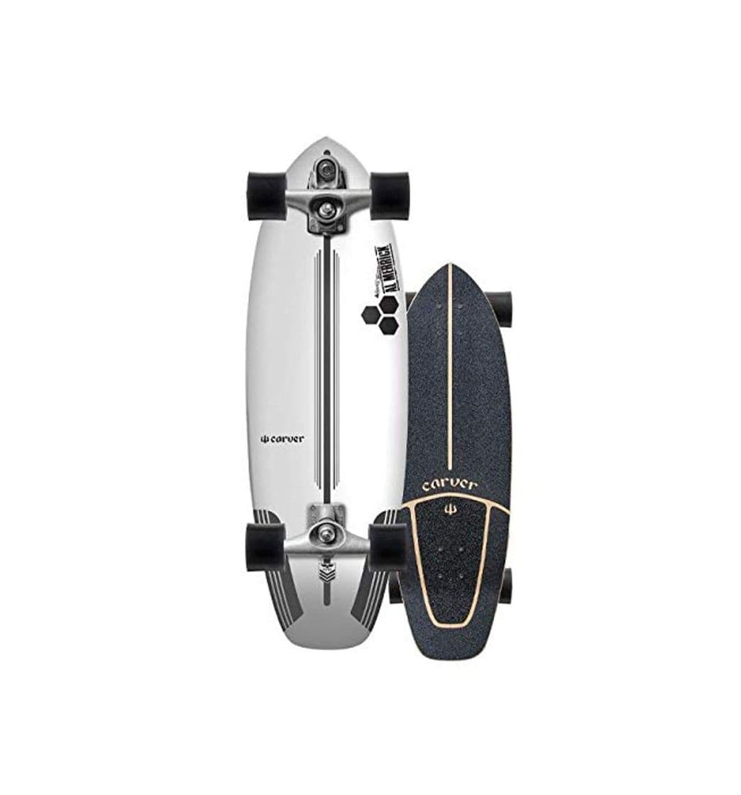 Fitness Carver Triton - Tabla completa de patines de surf con diamante rojo