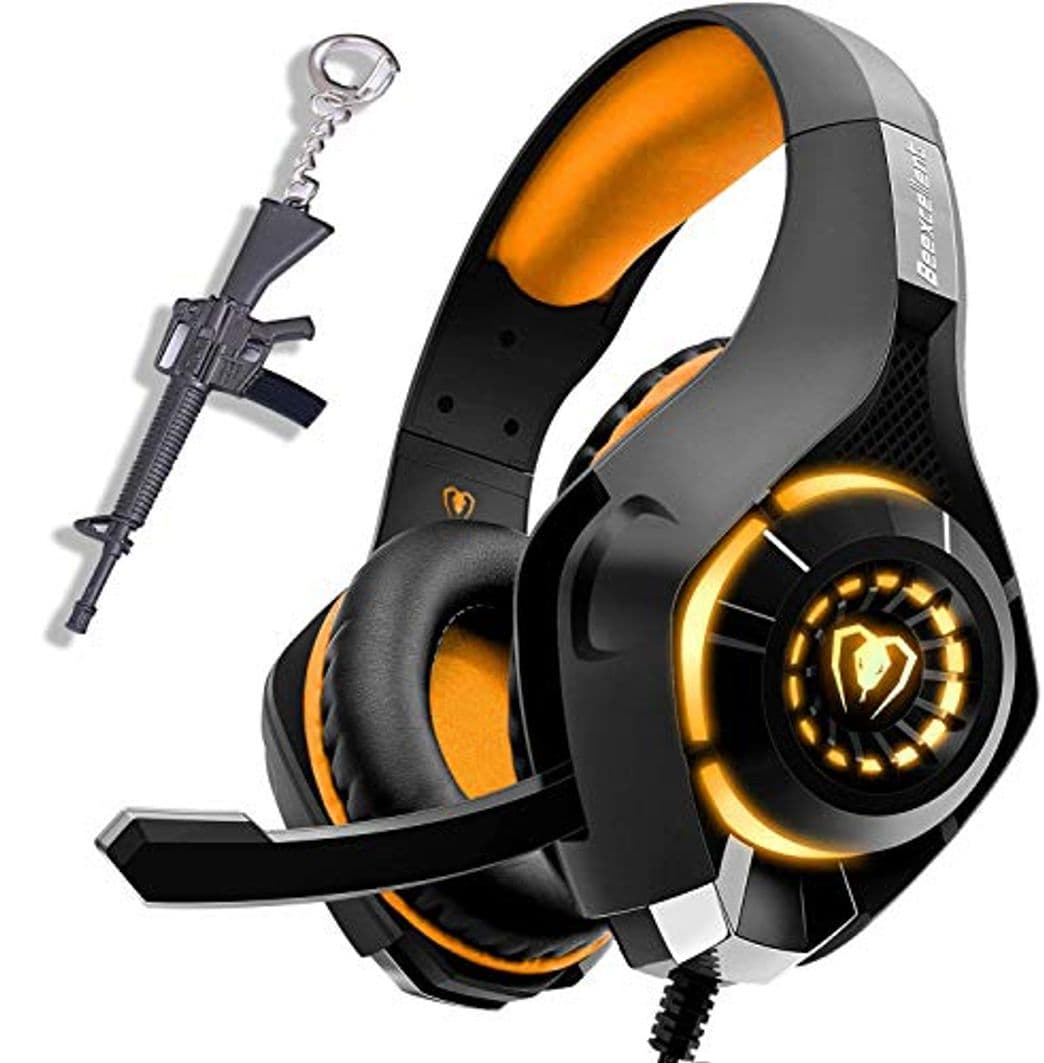 Product Auriculares para juegos de color naranja para PC PS4 Xbox One