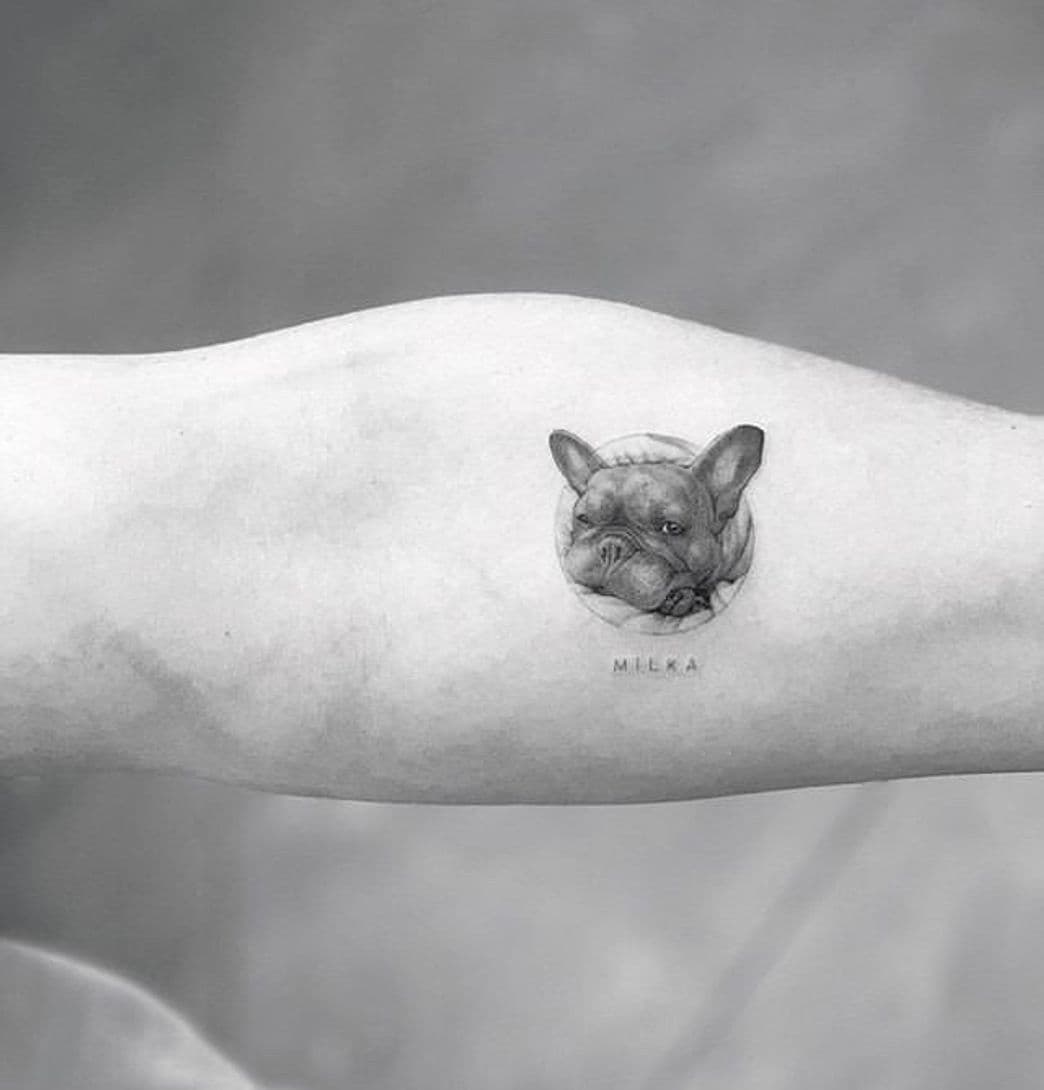 Fashion Dog tattoo