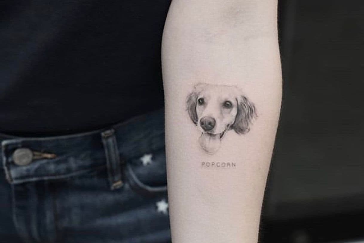 Fashion Dog tattoo