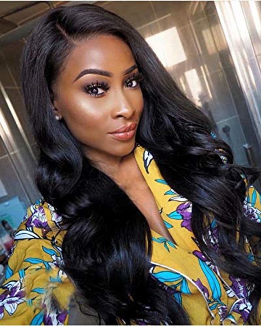 Producto Maxine 360 Lace Frontal Wig Cap With Baby Hair Body Wave Brazilian Virgin Hair 100% Unprocessed Human Hair Wigs For Black Women 150% density 16 inch