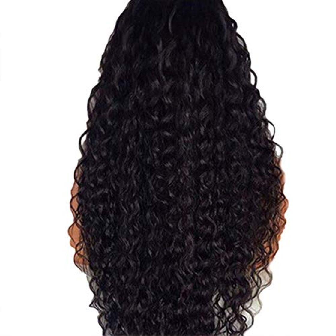 Producto Liseng Encaje frente Cabello humano Pelucas para las mujeres negras onda profunda rizado hd frontal Bob peluca