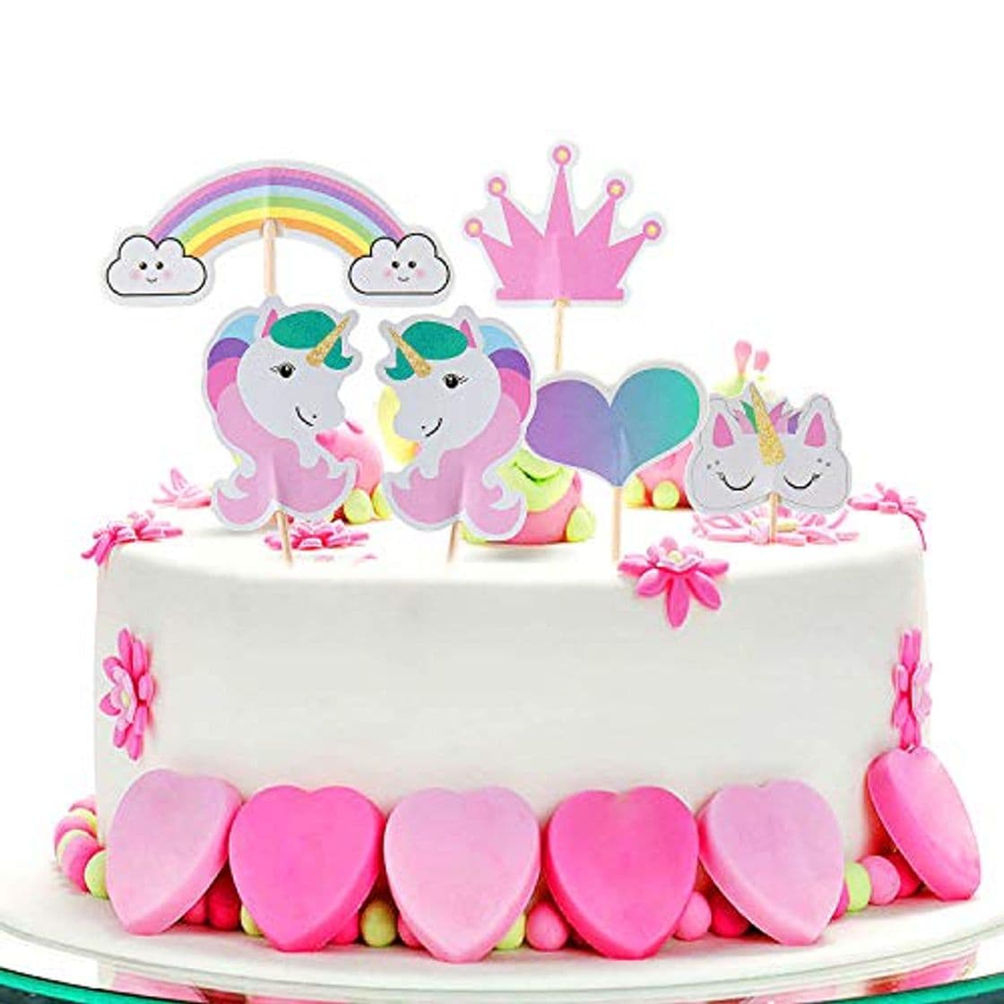 Lugar Cake Topper de Unicornio Topper