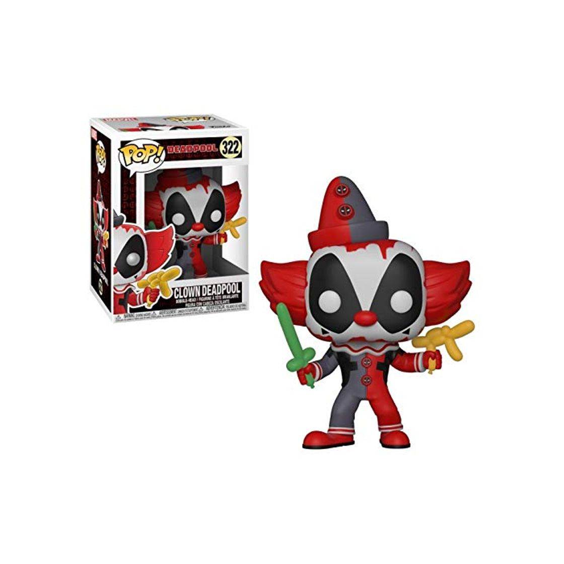 Electrónica Figura Pop Marvel Deadpool Parody Deadpool Clown