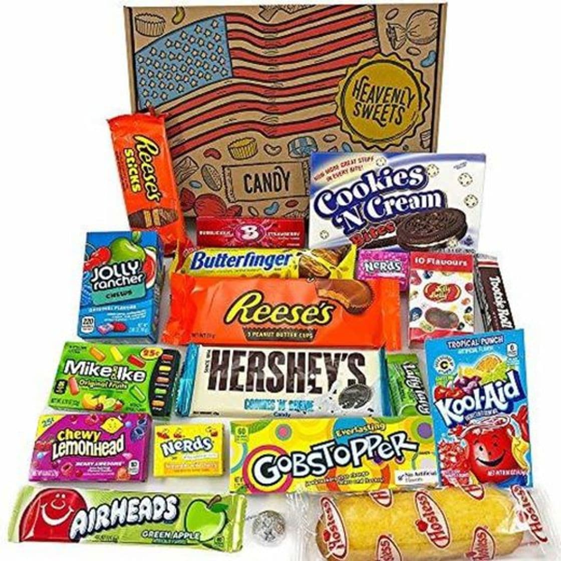 Producto Cesta con American Candy