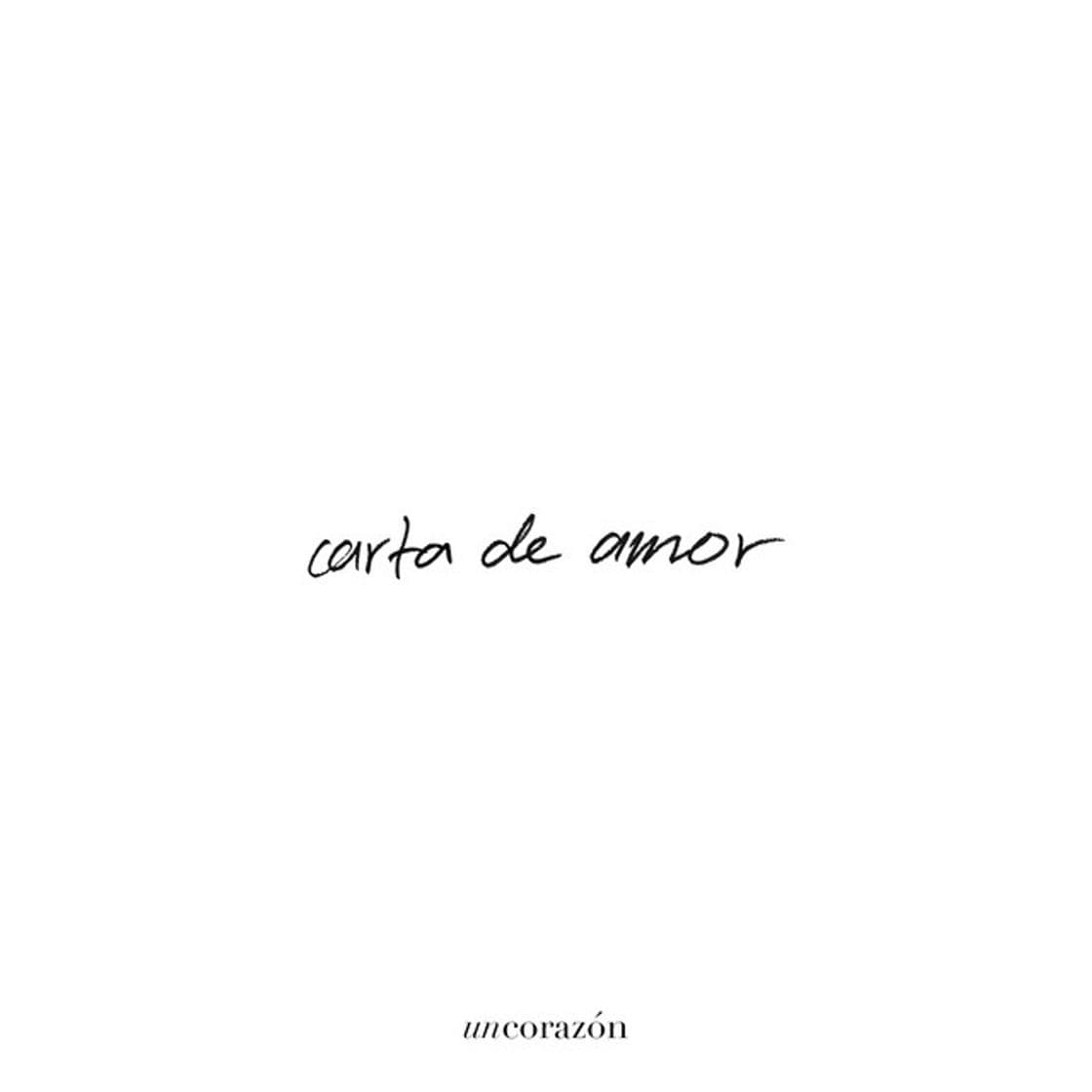 Canción Carta de amor