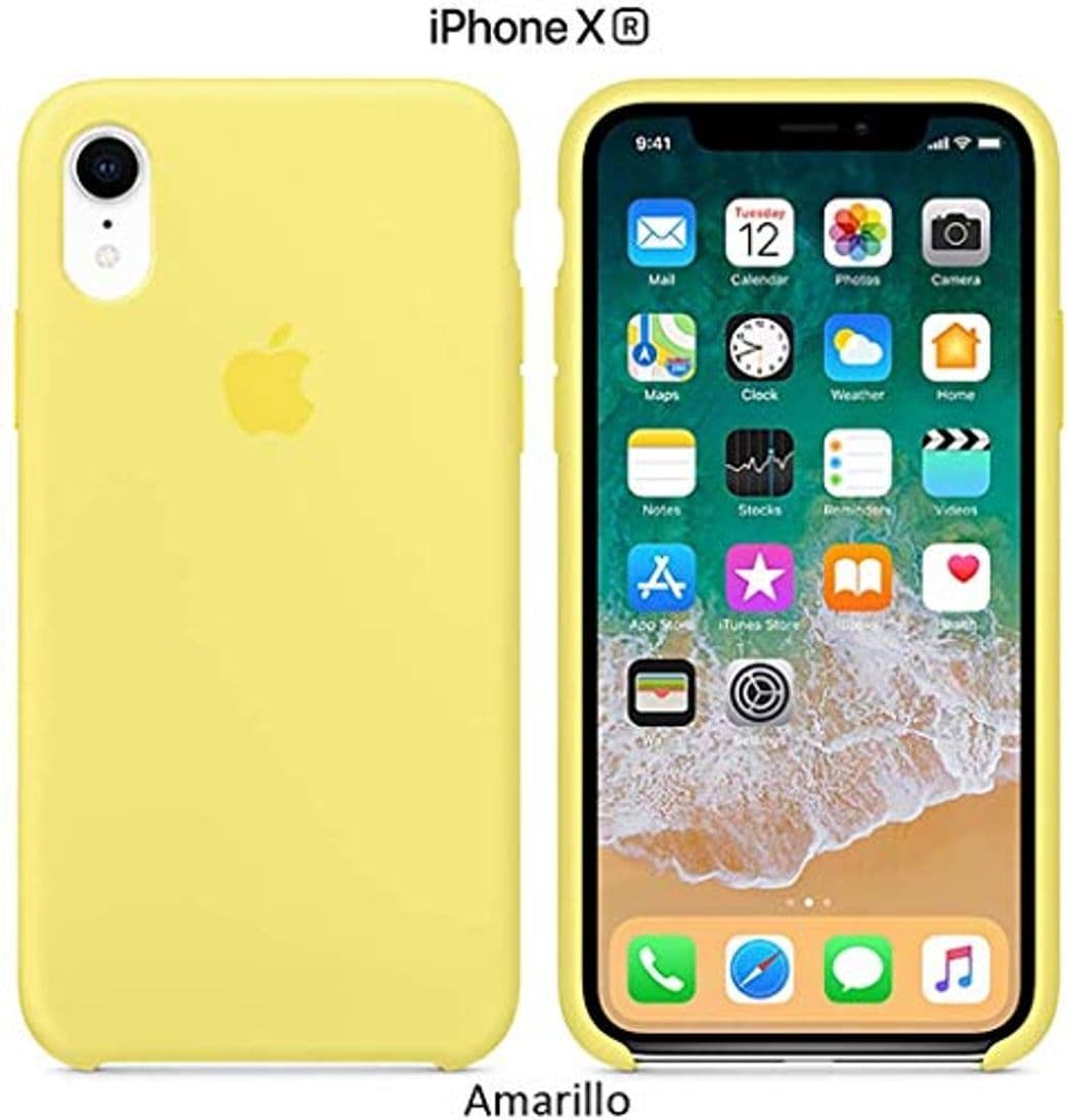 Producto Funda Silicona para iPhone XR Silicone Case, Textura Suave, Forro Microfibra