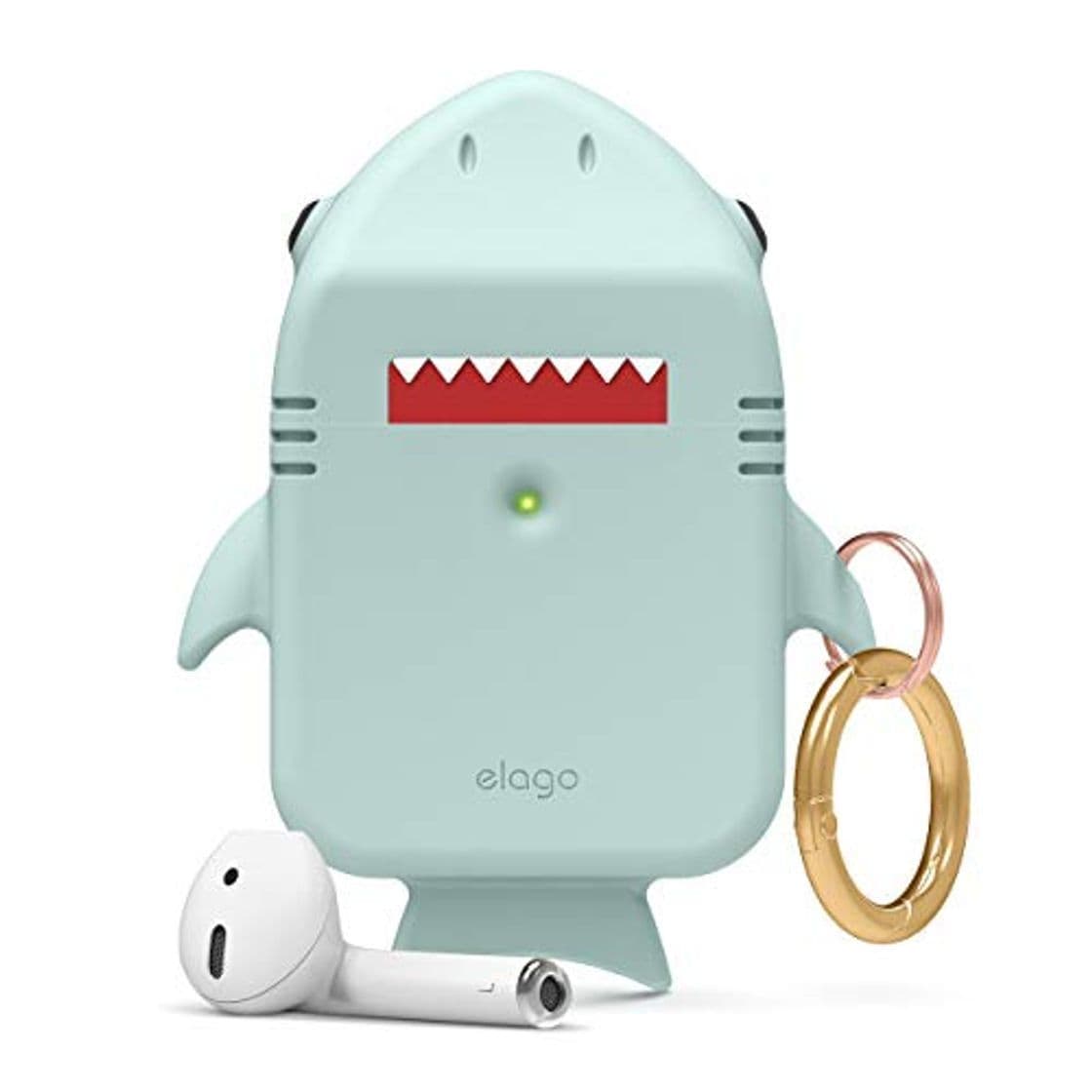 Place elago Tiburón Funda AirPods Compatible con Apple AirPods 2 & 1 –