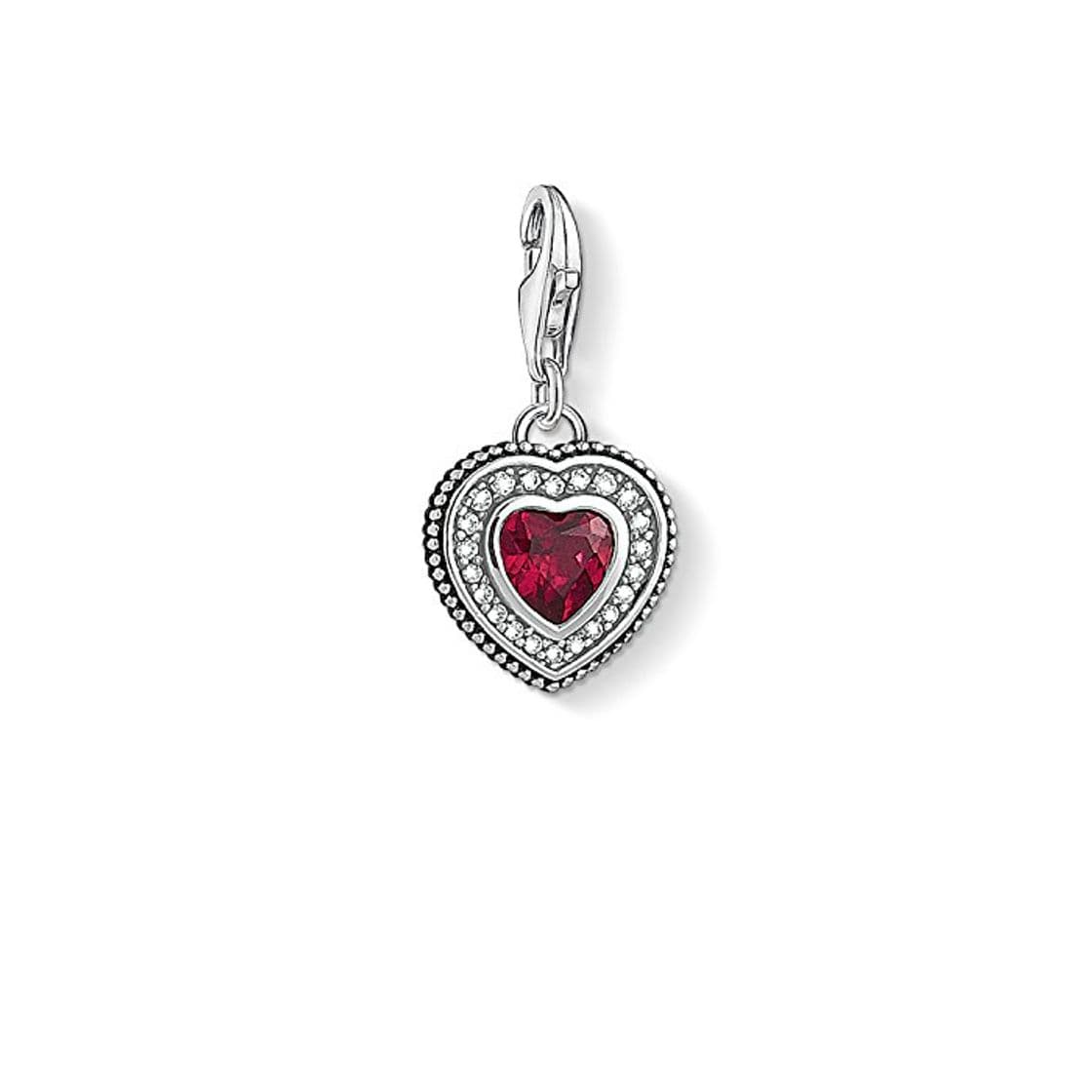 Producto Thomas Sabo - Charm con Cierre para Mujer "Corazón con piedra roja