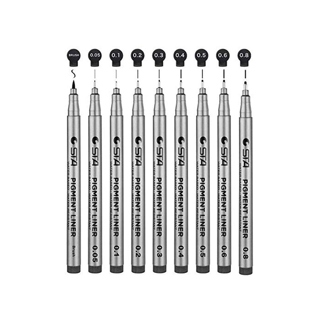 Producto Bolígrafos Fineliner Negros