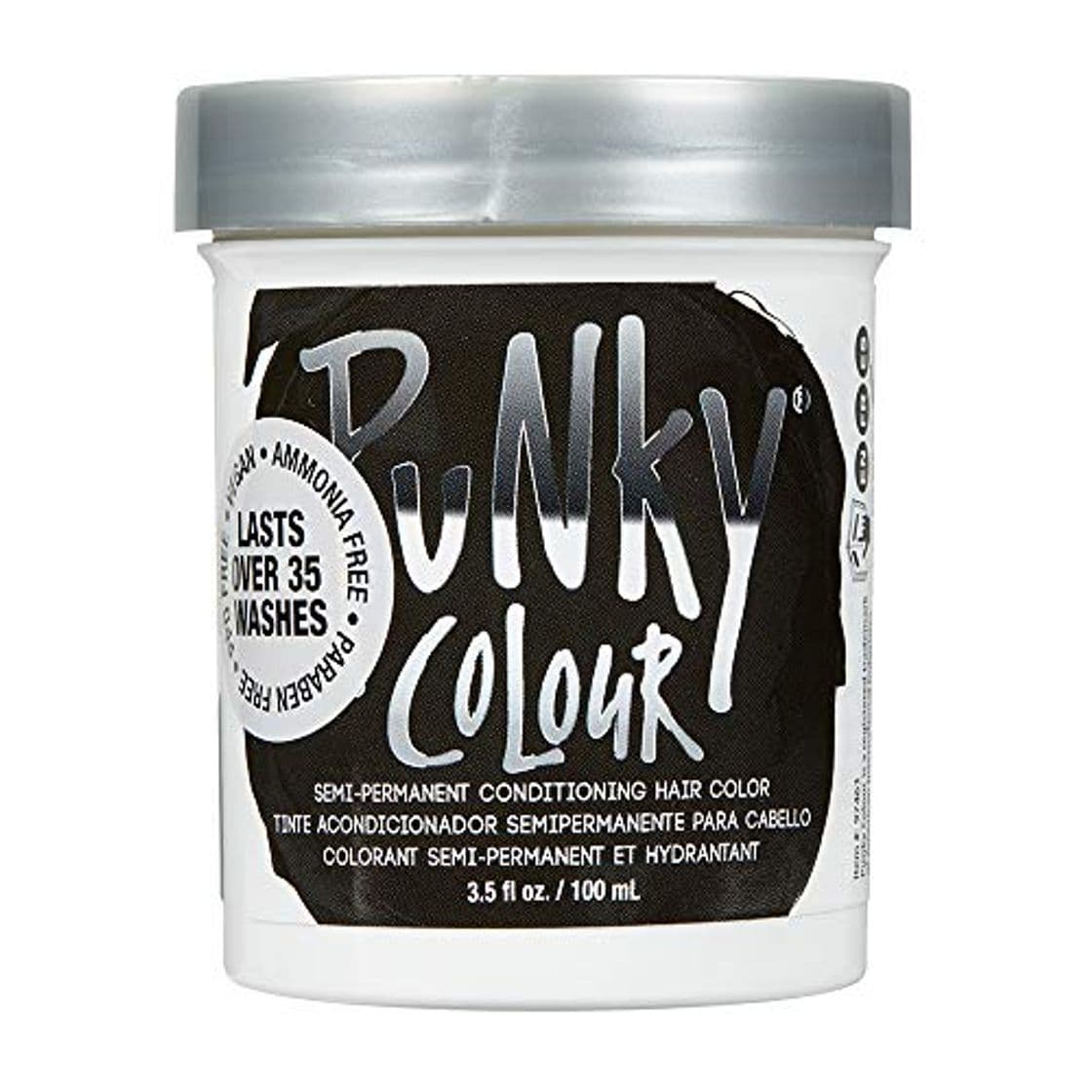 Product Jerome Russell Punky Semi-Permanent Colour Cream Ebony 3