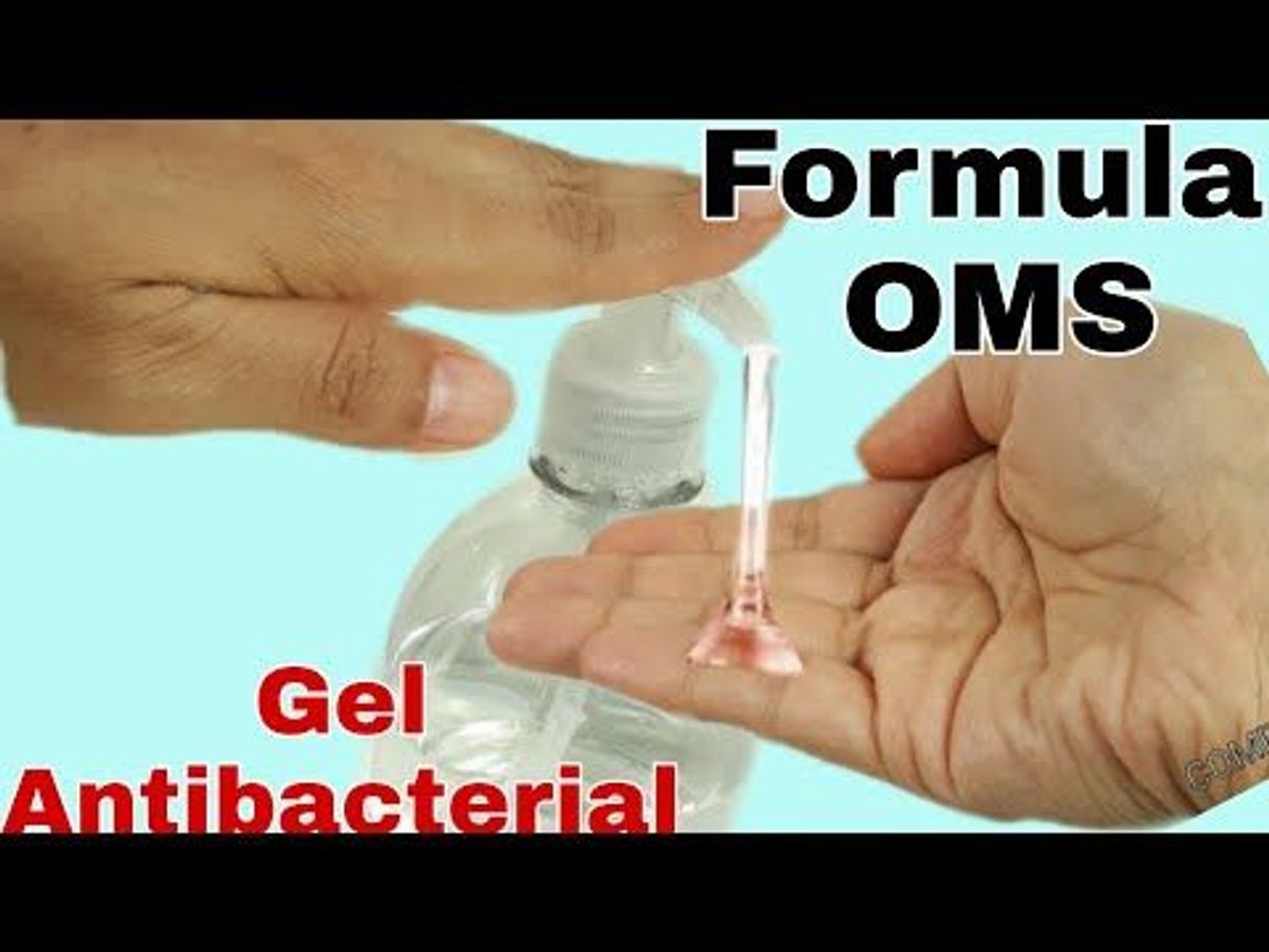 Fashion Gel hidroalcohólico desinfectante | Receta Casera Oficial OMS ...