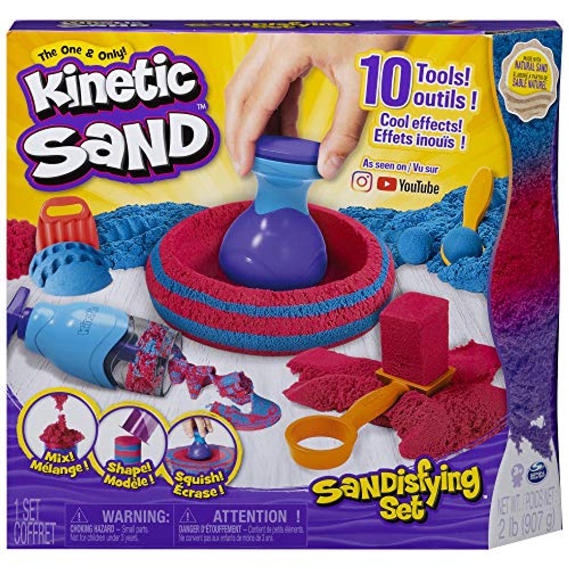 Product Kinetic Sand Sandtastic Arena Kinética