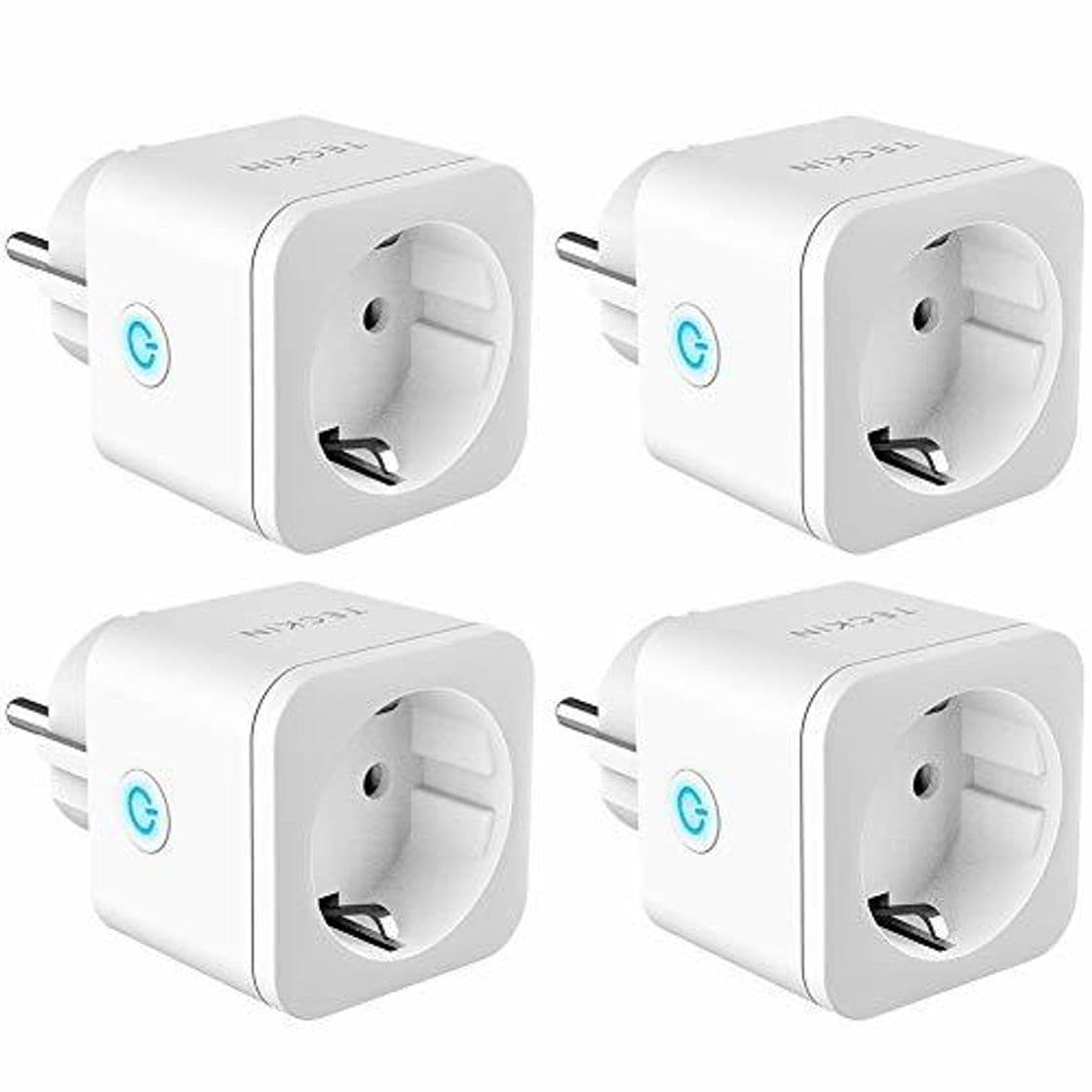 Electronic Enchufe Inteligente WiFi TECKIN 16A 3300W Mini Smart Plug Funciona con Amazon