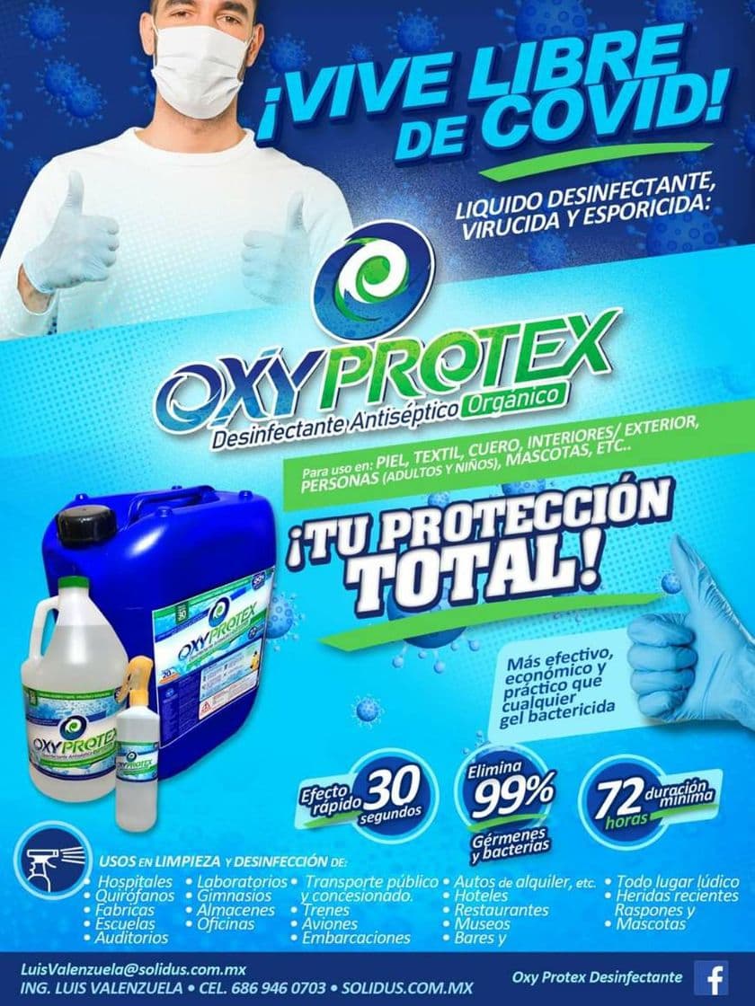 Moda Oxyprotex Varias presentaciones 