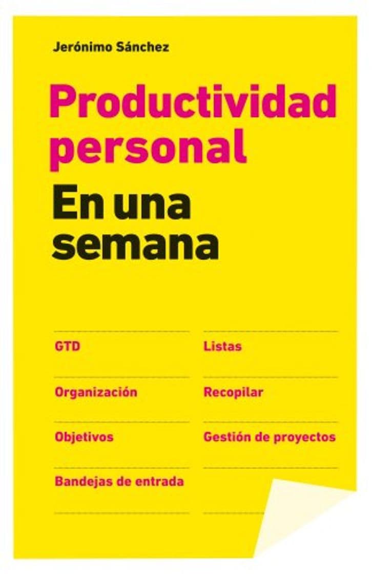 Libro Productividad personal en una semana