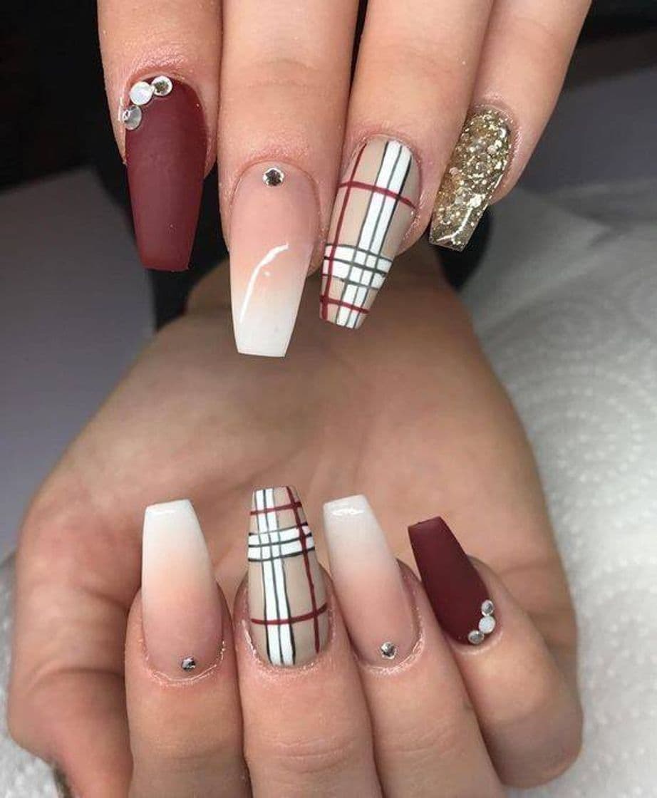 Moda Uñas acrilicas decoradas 