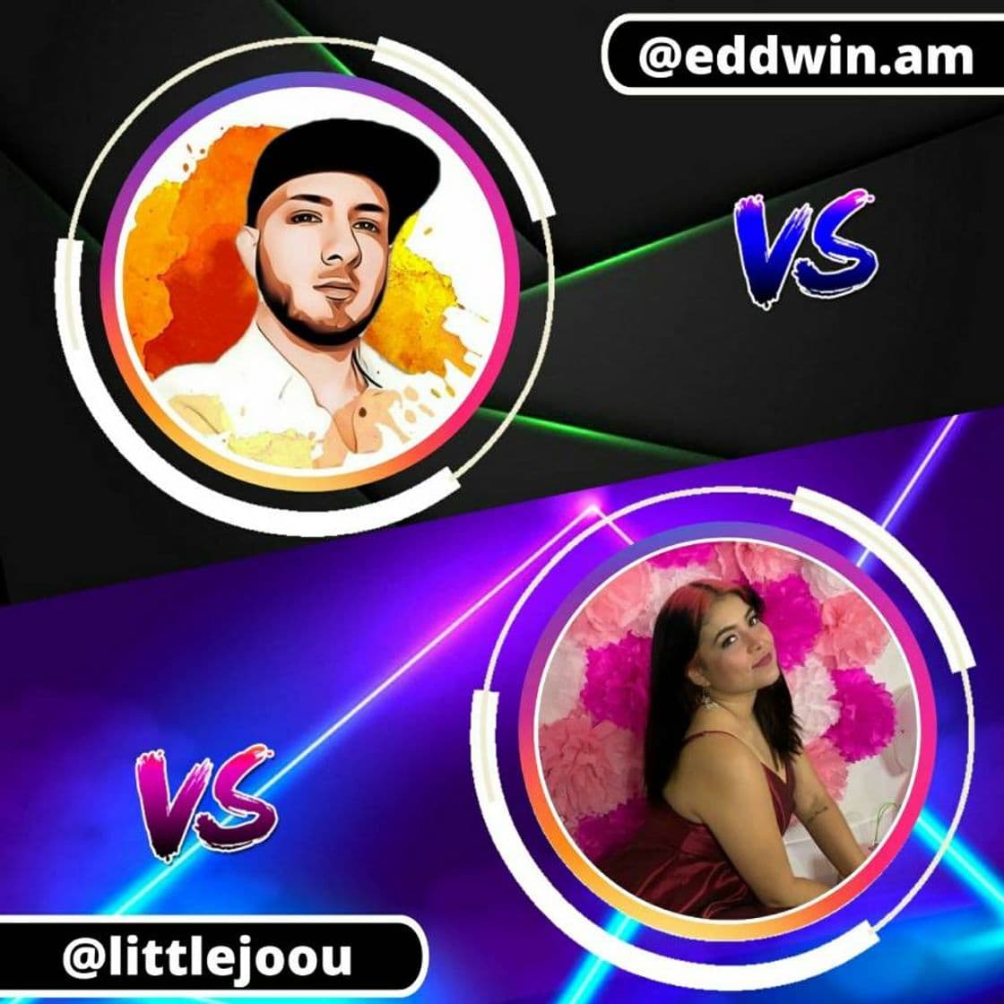 Moda Live Instagram. @eddwin.am / VS / @littlejoou