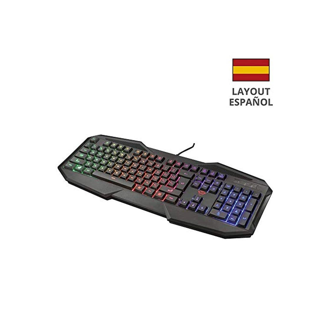 Electrónica Trust Gaming GXT 830-RW Avonn - Teclado Gaming Iluminado