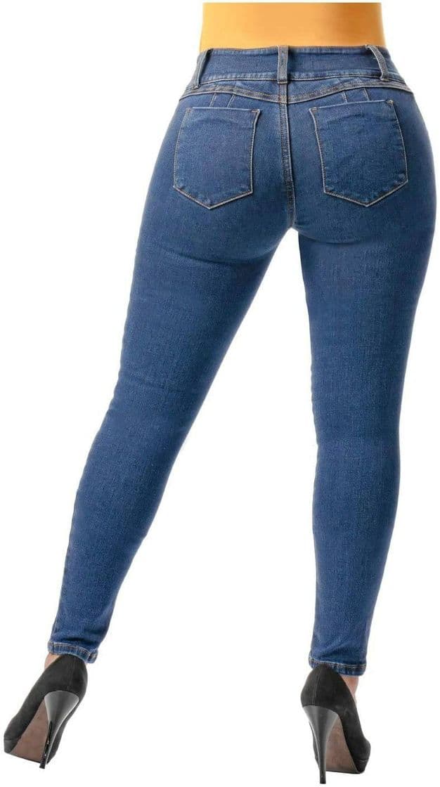 Moda Lowla Pantalones de Mujer Levanta Glúteos Skinny Jeans Colom