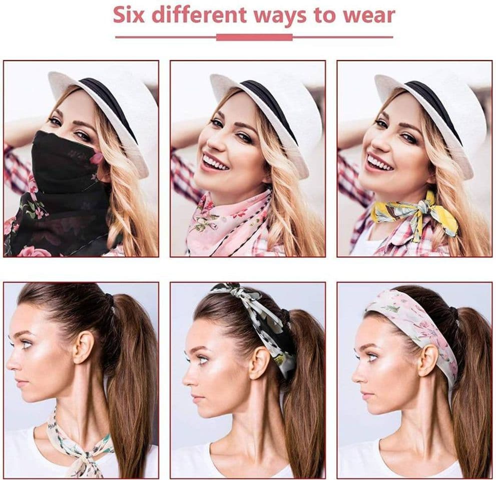 Moda Sumolux Bufanda para Mujer Pañuelos de Mujer Mascarilla Band