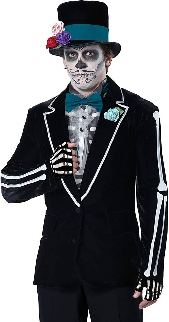 Moda California Costumes Men's El Novio Muerto, Black