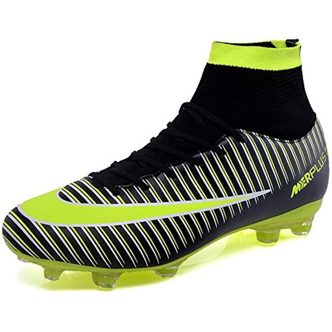 Moda BOLOG Zapatos de Fútbol Hombre Spike Aire Libre Profesionales Atletismo Training Botas de Fútbol Ligero Tacos Futbol Zapatos de Deporte