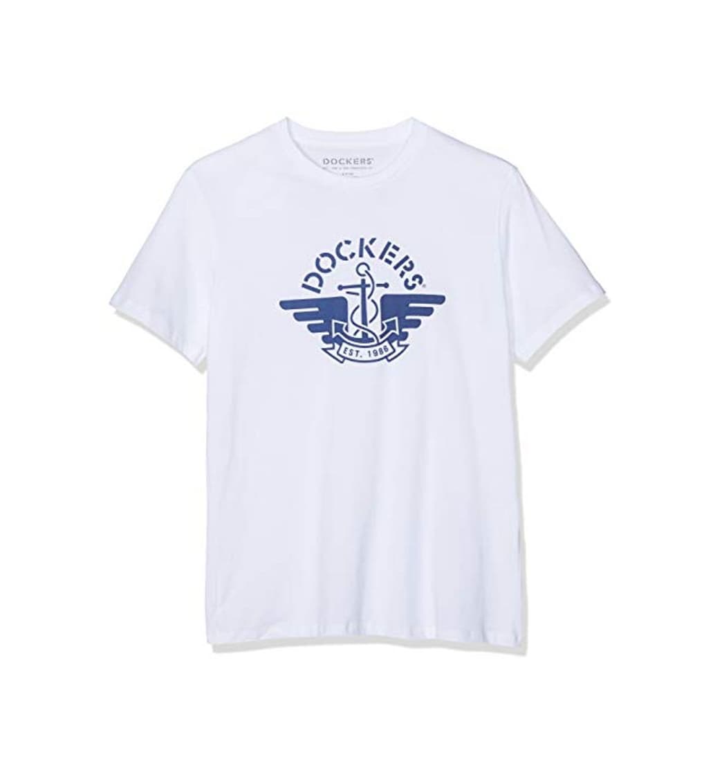 Fashion dockers tee Camiseta, Blanco