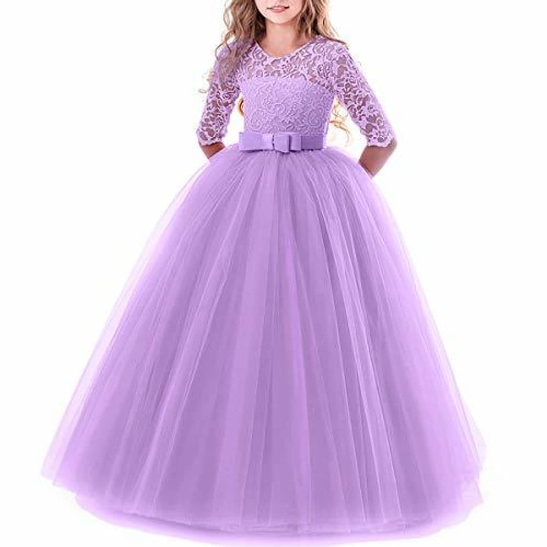 Producto Vestido de Princesa del Desfile con Encajes sin Mangas Falda de Fiesta