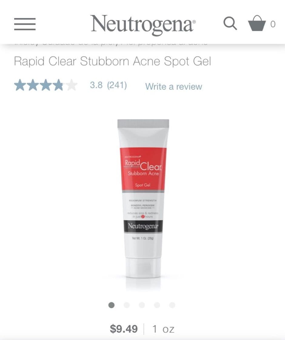 Moda Rapid Clear Stubborn Acne Spot Gel