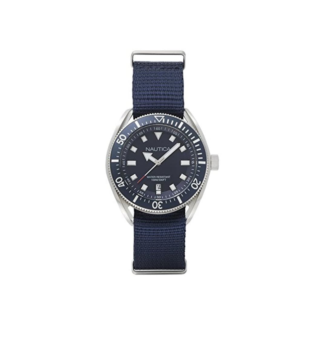 Producto Nautica Reloj Analógico para Hombre de Cuarzo con Correa en Tela NAPPRF001