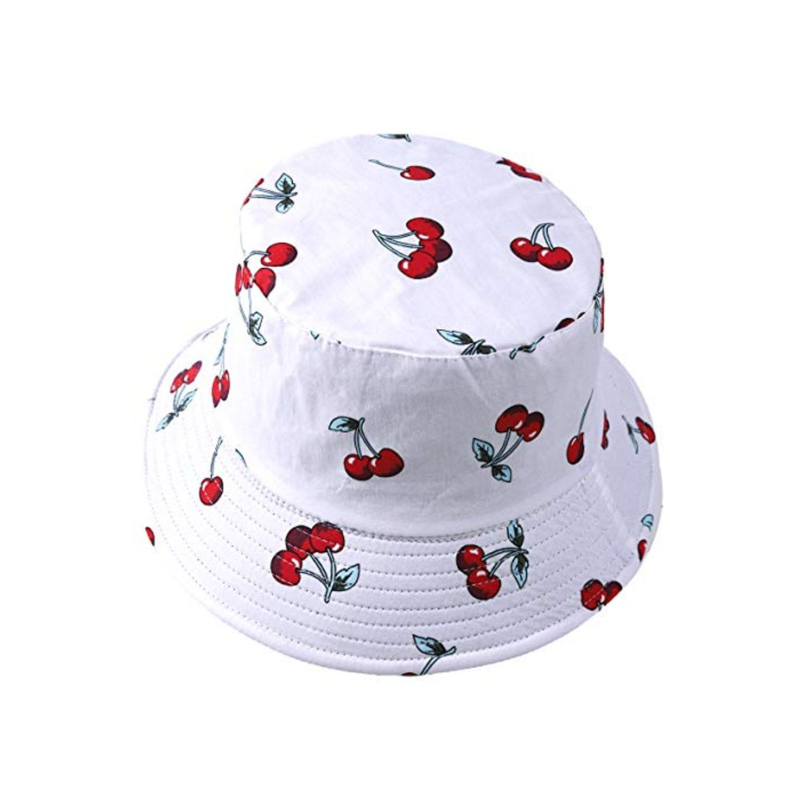 Moda Hombres Verano Reversible Cubo Sombreros - Mujer Funky Fruta Impresión Pescador Plegable