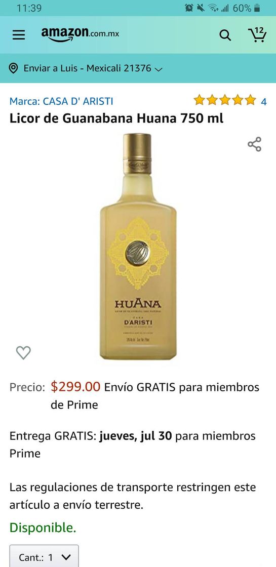 Moda Licor de huanabana