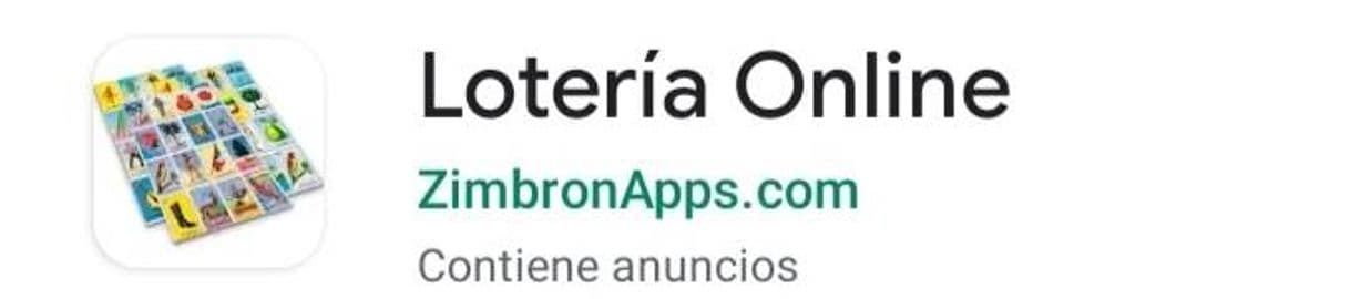 App Loteria online