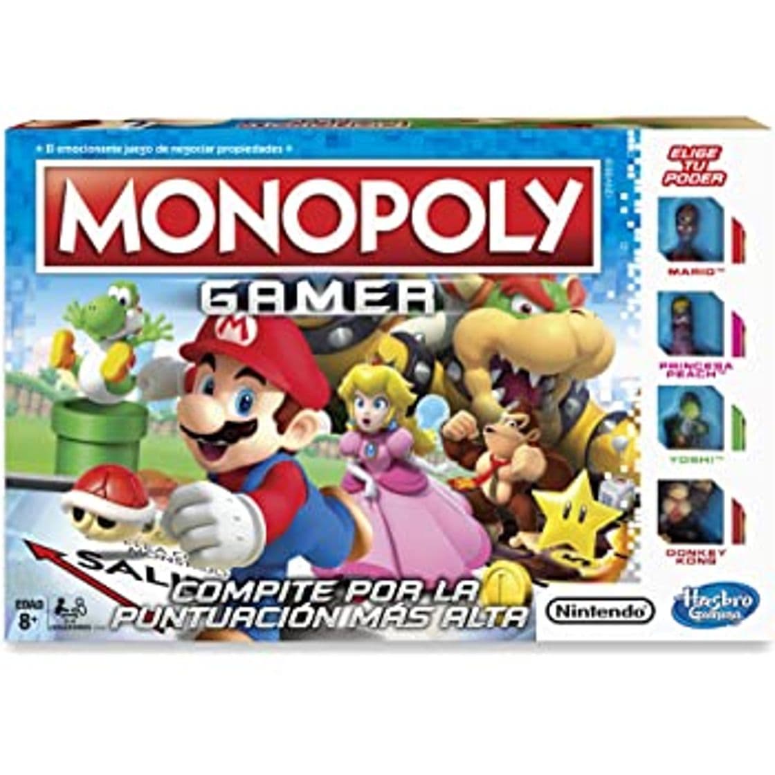 Videogames Hasbro Gaming Juego de Mesa Monopoly Gamer: Amazon.com.mx ...